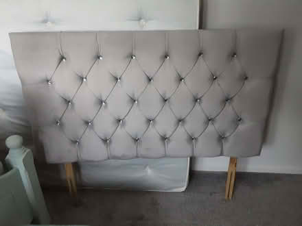 Photo of free Double bed divan base, headboard & hypnos mattress (St Athan CF62) #2