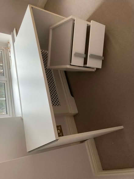 Photo of free Computer Desk, drawers and small bookshelves (Sloane Square SW1W) #4