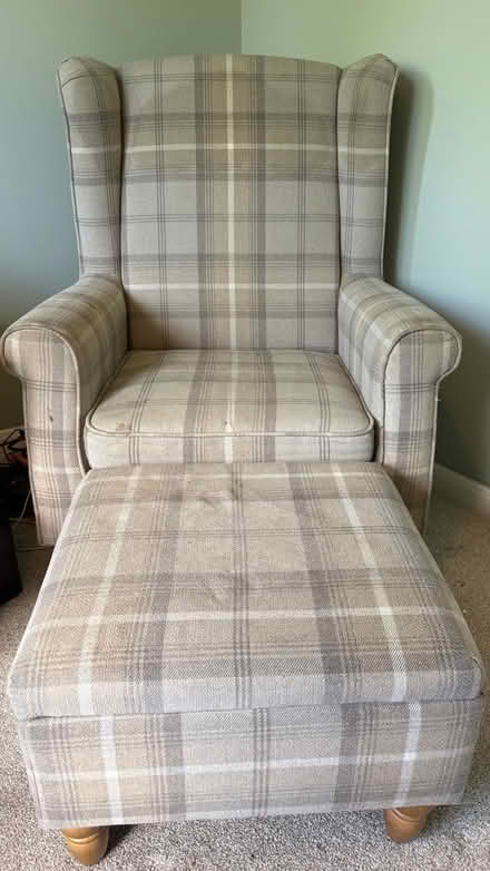 Photo of free 2x Chairs and Foot stool (Orpington BR6) #1