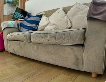 Photo of free Two-seater navy sofa (Fiveways BN1) #1
