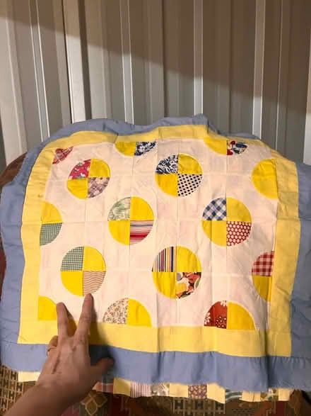 Photo of free 3x quilted pillow squares (KT3 Motspur Park) #3