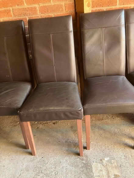 Photo of free 6 chairs no longer (Loughborough LE11) #1