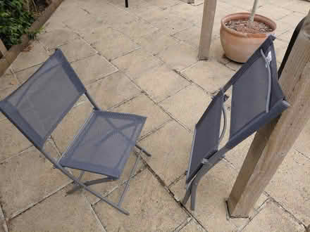 Photo of free Folding chairs x 2 (Bradford on Avon BA15) #2