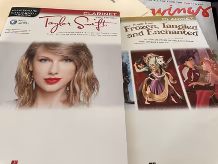 Photo of free Piano/Clarinet lesson books (Pleasanton Stoneridge) #2