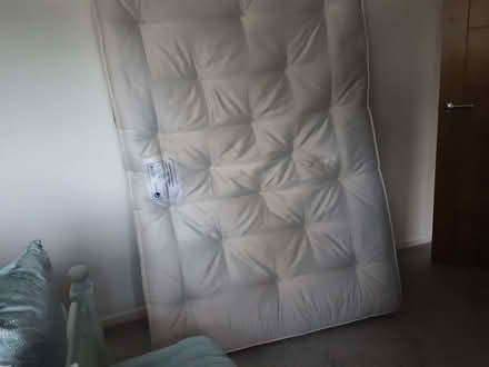 Photo of free Double bed divan base, headboard & hypnos mattress (St Athan CF62) #3