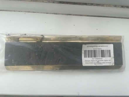 Photo of free Brass letterbox front- new (Aston, Nantwich, CW5) #2