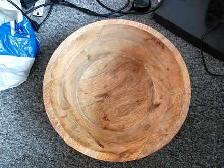 Photo of free Wood bowl and table mat (Finglas/Glasnevin) #1