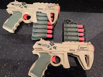 Photo of free Children’s -2 small Nerf style guns (Waverton CH3) #1