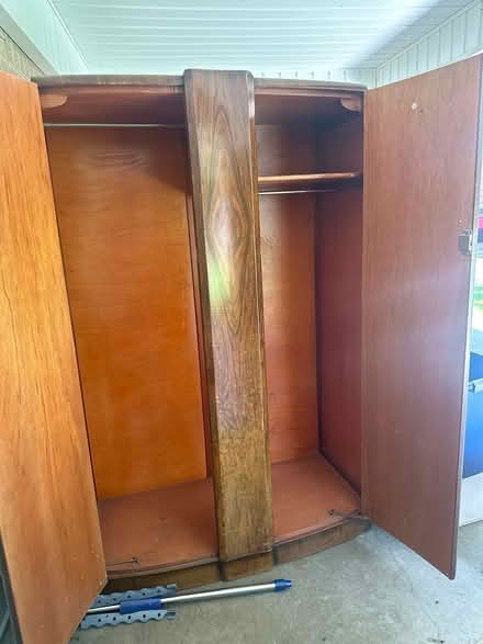 Photo of free Large wooden armoire 2 doors (Southwest Ft Worth) #4