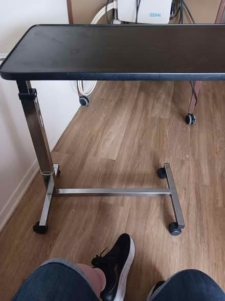 Photo of free Adjustable Hospital bed table (Baseline/Greenbank) #1