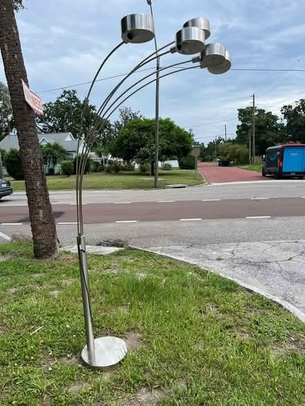Photo of free Tall corner floor lamp, works (1st Ave N and 46th street) #1