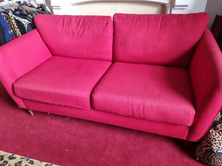 Photo of free Red sofa (Hunters Bar S11) #2