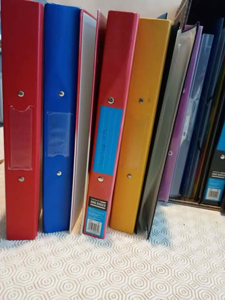 Photo of free Assorted A4 ring binders and box files (Chorlton M21) #1