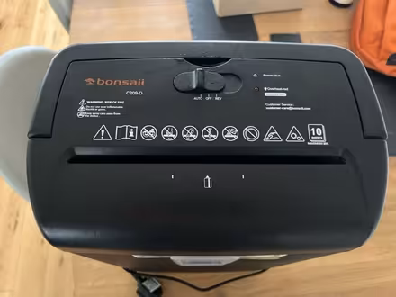 Photo of free Bonsaii c209-d shredder (Anniesland, glasgow, G12) #3