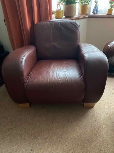 Photo of free Leather chair (AB15) #1
