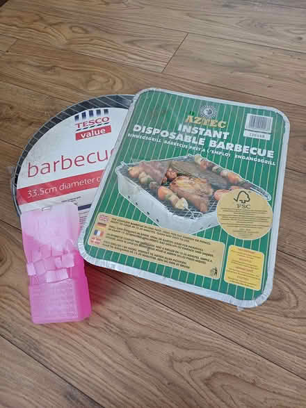 Photo of free Barbecue grill, disposable barbecue and freezer ice pack (Old Bletchley MK3) #1