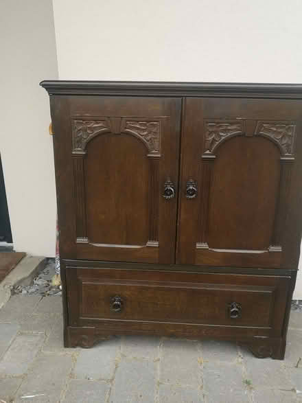 Photo of free Solid oak cupboard for upcycling (Barbourne WR1) #1