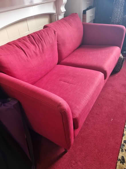 Photo of free Red sofa (Hunters Bar S11) #1
