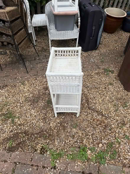 Photo of free Rattan bedside cabinet (Harpenden AL5) #2