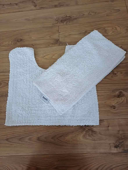 Photo of free White bathroom mat set (Old Bletchley MK3) #1