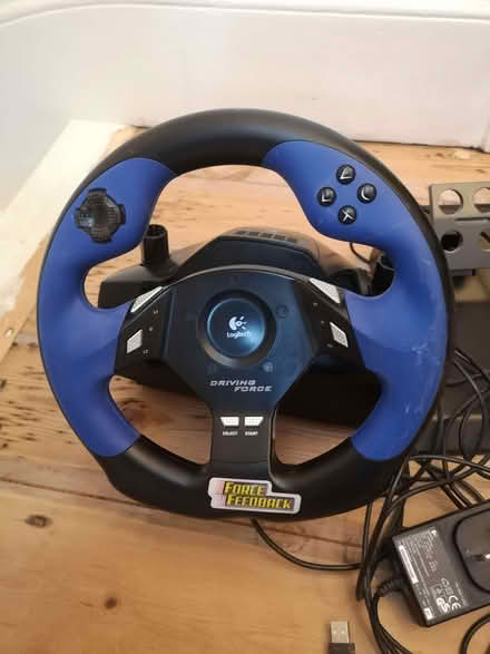 Photo of free Logitech force feedback wheel (Greenwich SE10) #1