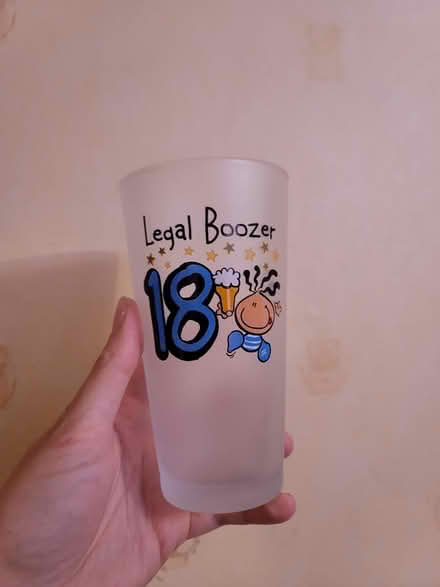Photo of free Legal Boozer pint glass (Carshalton) #1