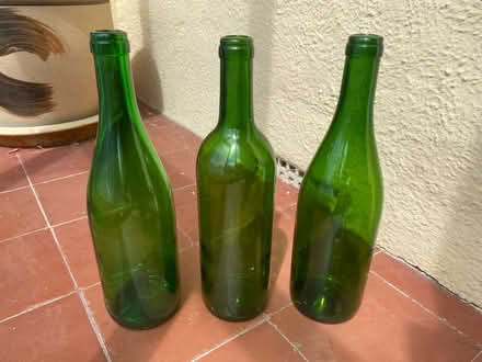 Photo of free 14 x green wine bottles for home winemaking (Eastbourne BN21) #1