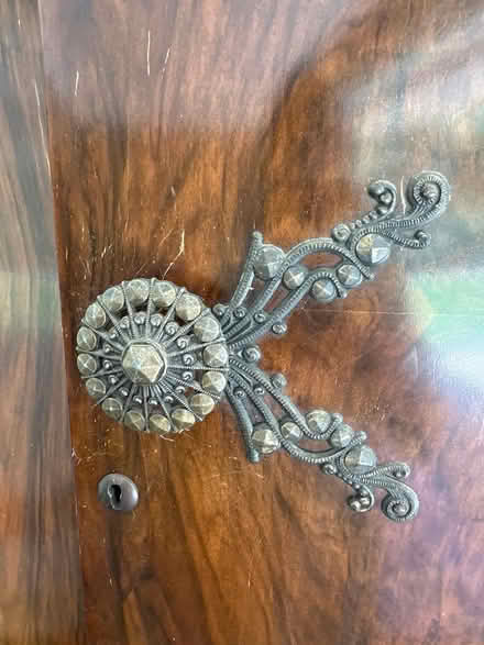 Photo of free Large wooden armoire 2 doors (Southwest Ft Worth) #3