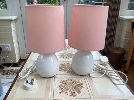 Photo of free 2 bedside lights (Bearwood BH11) #1