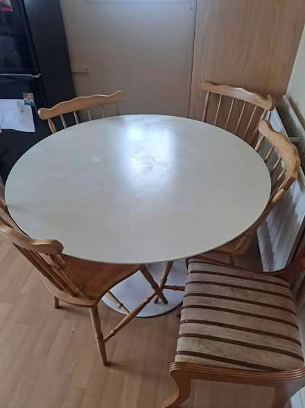 Photo of free Metal circular table And 4 chairs (Home ME15) #1