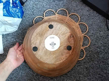 Photo of free Wood bowl and table mat (Finglas/Glasnevin) #3