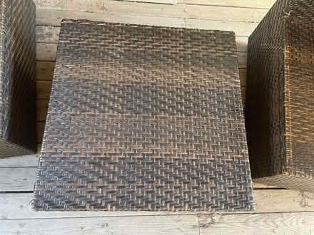 Photo of free "Rattan" patio chairs & table (Lake City/Meadowbrook) #3