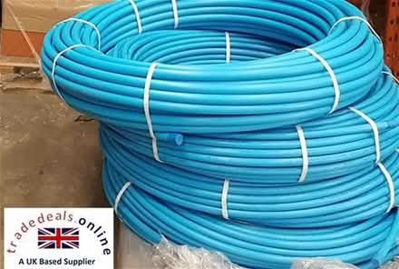 Photo of Blue water pipe, offcuts (Heage DE56) #1