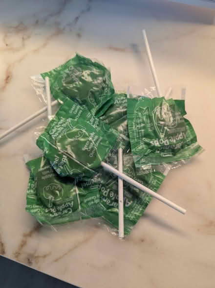 Photo of free Apple Caramel lollipops (near Central Park) #1