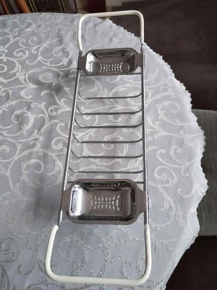 Photo of free 1960's chrome over bath rack. (Longlevens GL2) #1