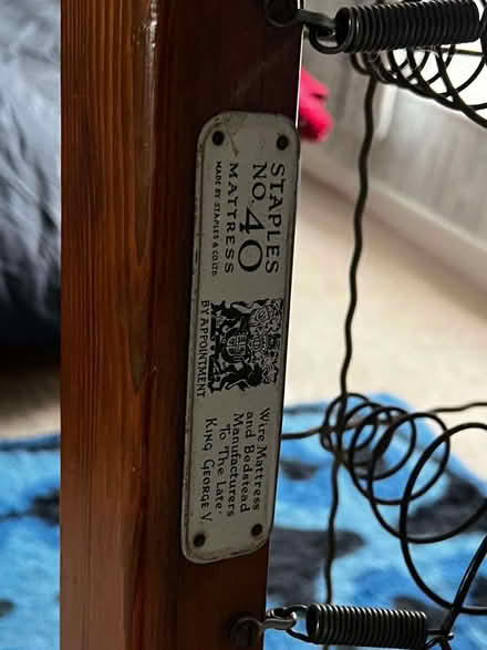 Photo of free Antique Sprung Bed Base (Kirkbymoorside YO62) #3