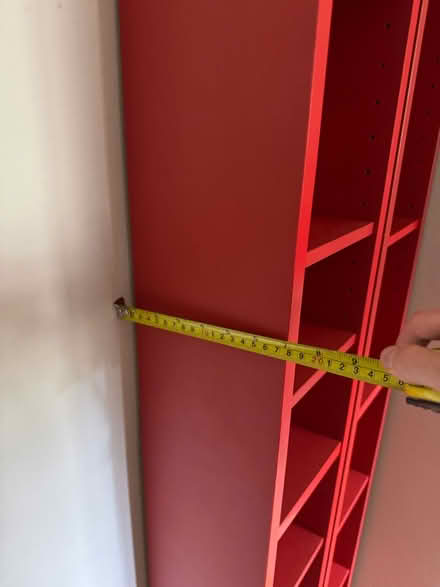 Photo of free Set of 2 Red Shelving Units (OX20) #2