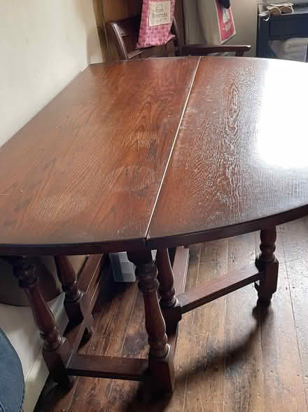 Photo of free Drop leaf dining table (Icknield Way, Letchworth) #1