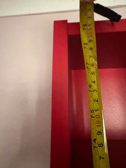 Photo of free Set of 2 Red Shelving Units (OX20) #3