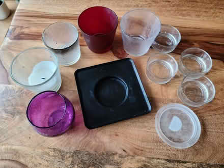 Photo of free Selection of glass and metal candle plates (Curbridge OX29) #1