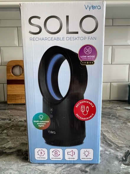 Photo of free Vybra Solo Rechargeable Desktop Fan (Didcot OX11) #1