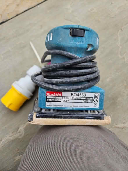 Photo of free Makita Sander 110 volt (Higham North area NN10) #3