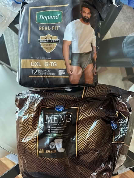 Photo of free Men’s incontinence products (Pearl District) #1
