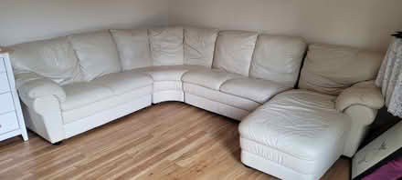 Photo of free Leather sectional (Elk Creek) #2