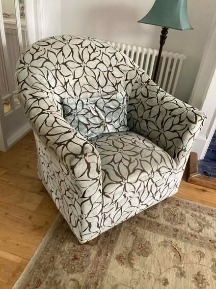 Photo of free Upholstered armchair (SW19) #1