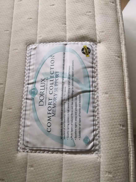 Photo of free Double divan bed with two drawerss (Burneside LA9) #1