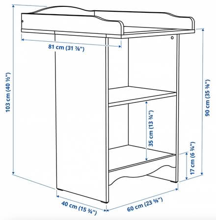 Photo of free Baby changing table/bookshelf (Oxford OX2) #4