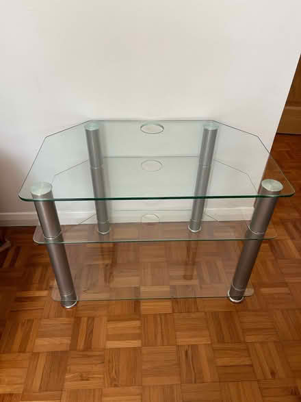 Photo of free Glass TV corner stand (The Grange Estate SG6) #1