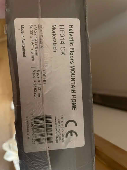 Photo of free Oak effect laminate flooring (Longworth OX13) #2