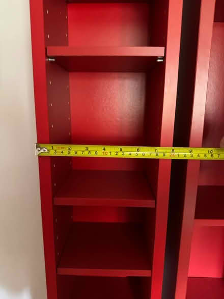 Photo of free Set of 2 Red Shelving Units (OX20) #4